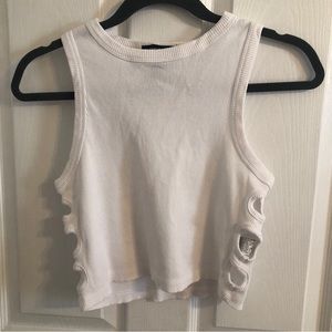 Forever21 Ribbed Halter Tank
